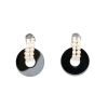 Chaumet  earrings in white gold and cultured pearls - 360 thumbnail