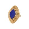 Van Cleef & Arpels   1970's ring in yellow gold and lapis-lazuli - 00pp thumbnail