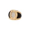 Van Cleef & Arpels   1980's ring in yellow gold, diamonds and ebony - 00pp thumbnail