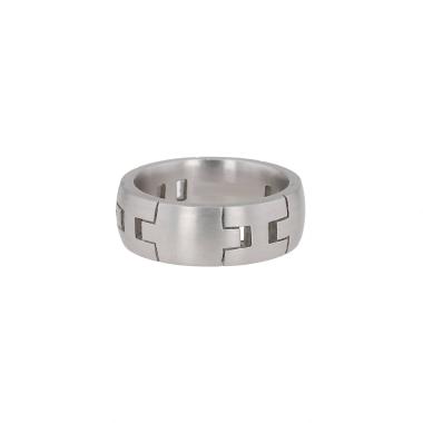 Anello Hermès Hercules in oro bianco