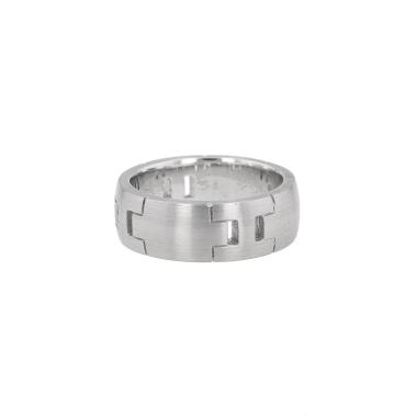 Anello Hermès Hercules in oro bianco