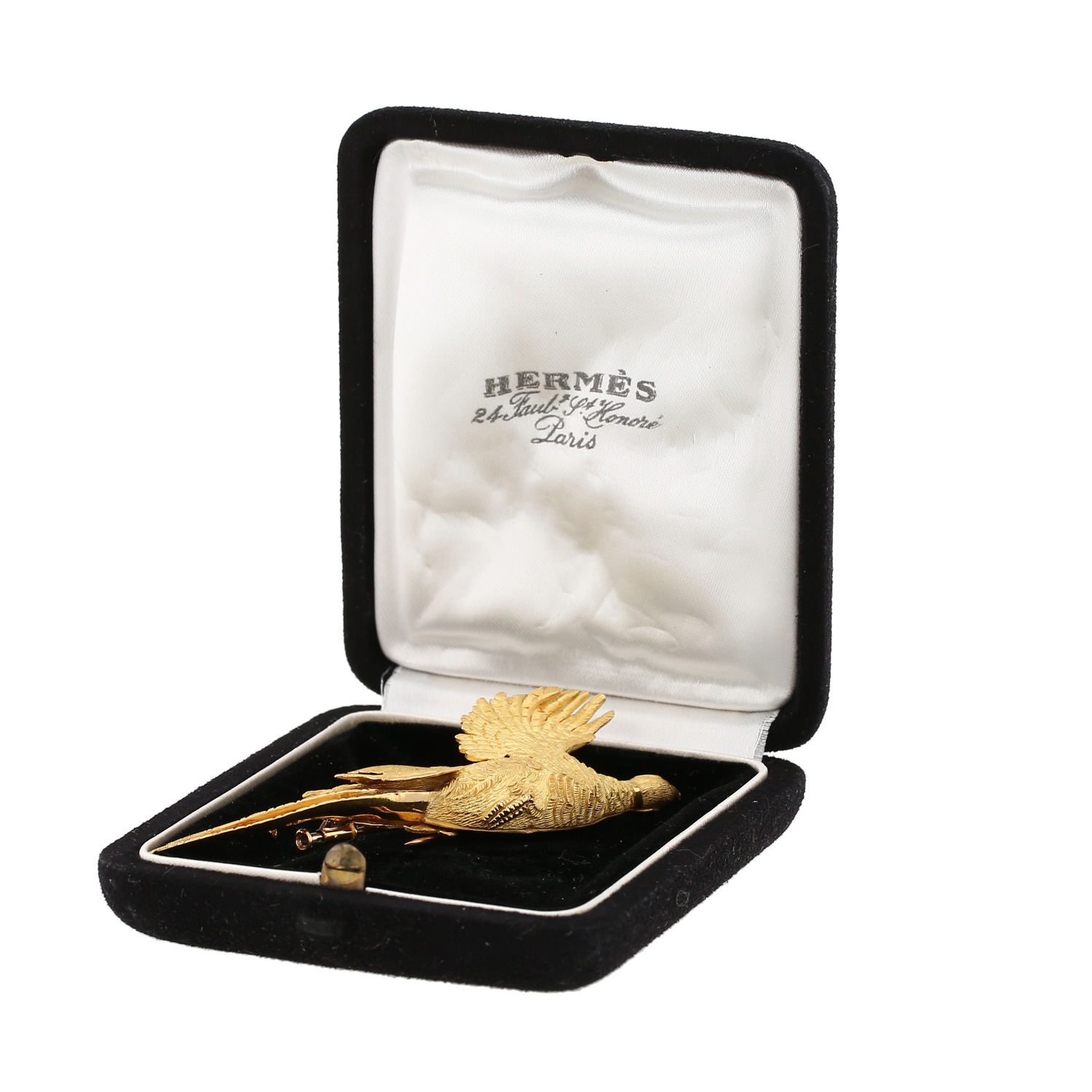 Hermès  brooch in yellow gold - Detail D2