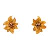 Hermès  earrings for non pierced ears in yellow gold - 00pp thumbnail