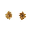 Hermès  earrings for non pierced ears in yellow gold - 360 thumbnail