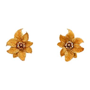 Orecchini a clip Hermès  in oro giallo
