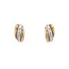 Fred  earrings in 3 golds - 360 thumbnail