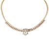 Fred  necklace in yellow gold and diamonds - 00pp thumbnail