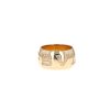 Bague Bulgari Monologo en or jaune et diamants - 360 thumbnail