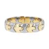 Hald-rigid Bulgari  bracelet in yellow gold and stainless steel - 00pp thumbnail