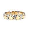 Hald-rigid Bulgari  bracelet in yellow gold and stainless steel - 360 thumbnail