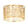 Chanel Camélia Fil cuff bracelet in yellow gold - 00pp thumbnail