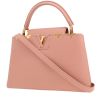 Bolso de mano Louis Vuitton  Capucines en cuero taurillon clémence rosa - 00pp thumbnail