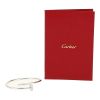 Bracelet Cartier Juste un clou en or blanc et diamants - Detail D2 thumbnail