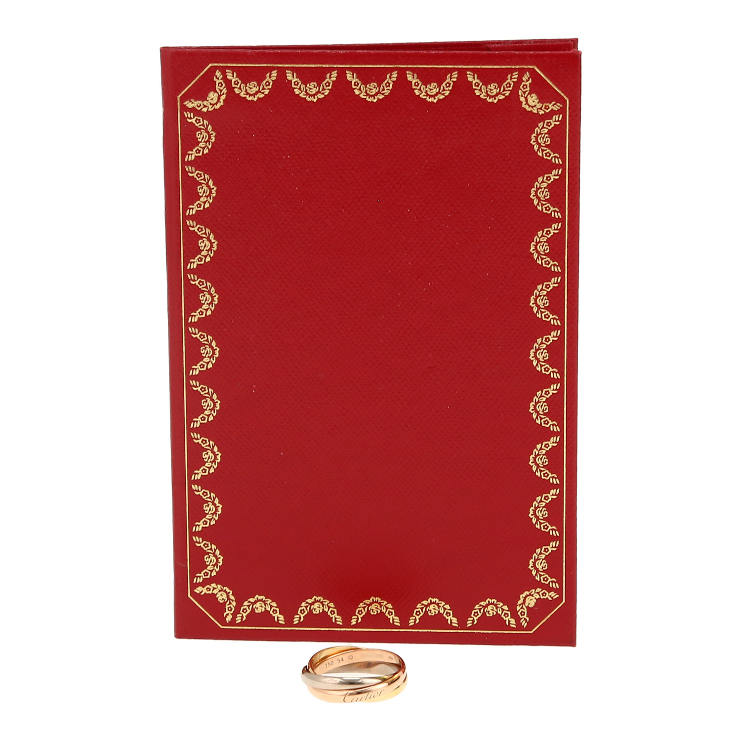 Cartier Trinity small model ring in 3 golds, size 54 - Detail D2