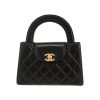 Bolso bandolera Chanel  Mini Shopping en cuero acolchado negro - 360 thumbnail