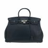 Borsa Hermès  Birkin 40 cm in pelle togo blu - 360 thumbnail