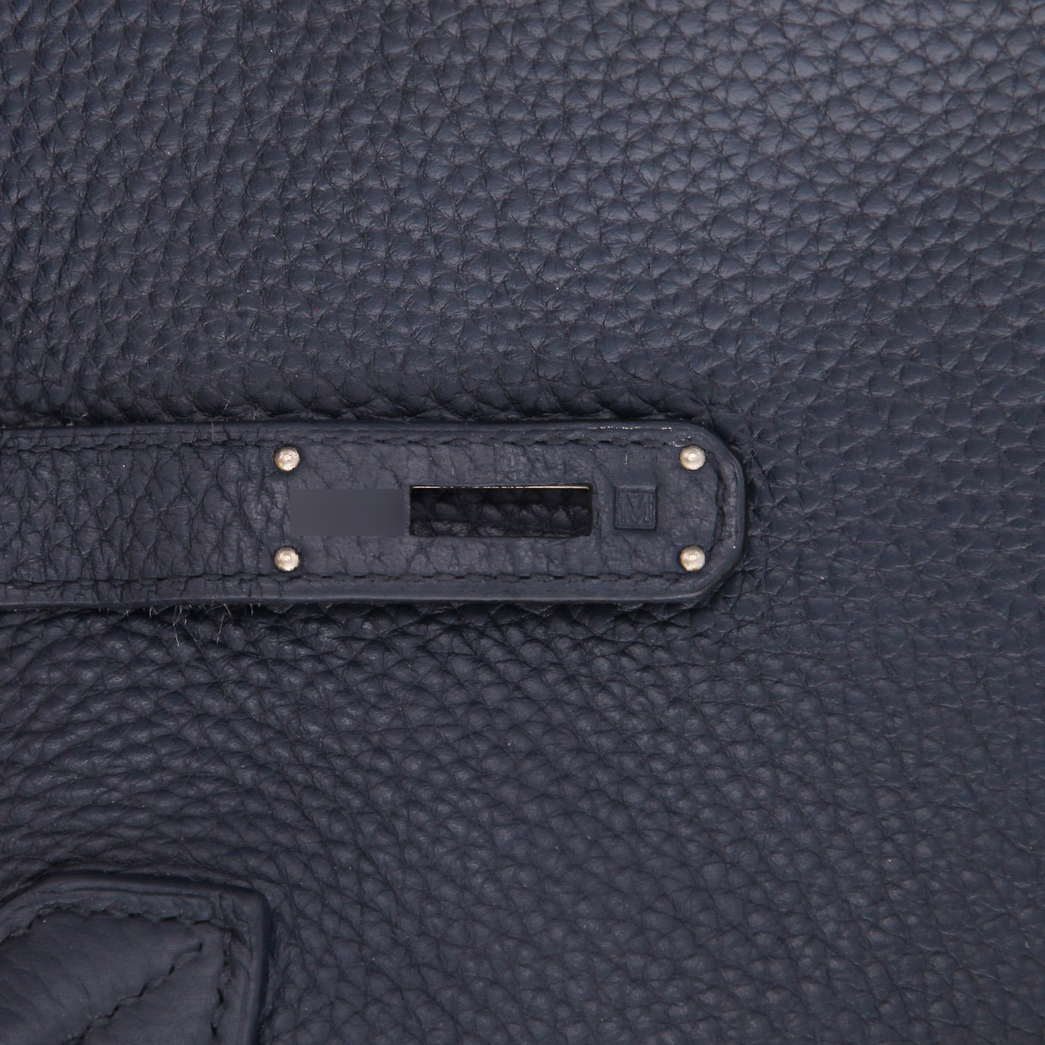 Borsa Hermès  Birkin 40 cm in pelle togo blu - Detail D4