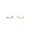 Bulgari  pair of cufflinks in yellow gold and white gold - 360 thumbnail