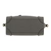 Celine  Luggage Nano shoulder bag  in grey grained leather - Detail D1 thumbnail