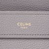 Celine  Luggage Nano shoulder bag  in grey grained leather - Detail D2 thumbnail