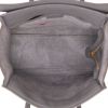 Celine  Luggage Nano shoulder bag  in grey grained leather - Detail D3 thumbnail