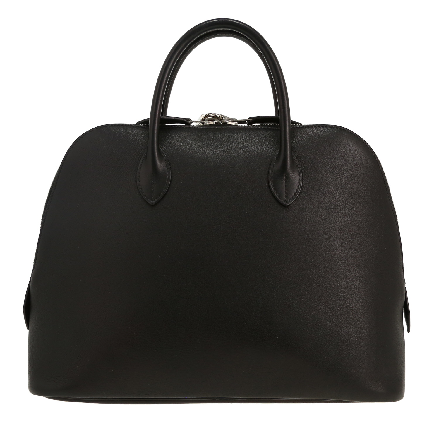 Borsa Hermès  Bolide 30 cm in pelle Swift nera - Detail D4