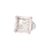 Bague H. Stern Cobblestone en or blanc, diamants et quartz rose - 00pp thumbnail