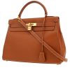 Borsa Hermès  Kelly 32 cm in pelle Courchevel gold - 00pp thumbnail