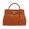 Borsa Hermès  Kelly 32 cm in pelle Courchevel gold - 360 thumbnail