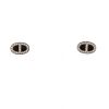 Hermès Chaine d'Ancre Contour earrings in pink gold and diamonds - 360 thumbnail