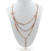 Collier Hermès Chaine d'Ancre Chaos en or rose et diamants - 360 thumbnail