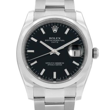 Montre Rolex Oyster Perpetual Date en acier Ref: Rolex - 115200  Vers 2017