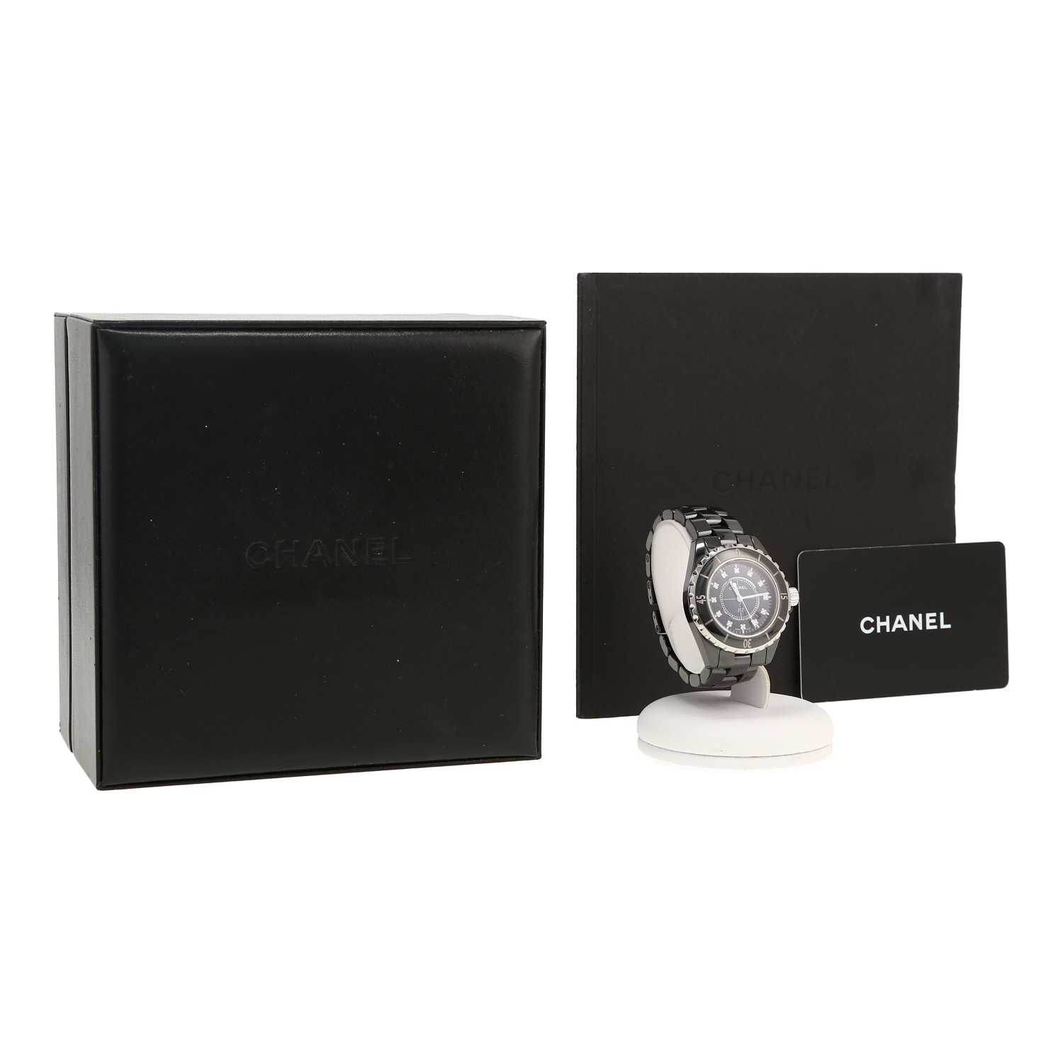 Orologio Chanel J12 Joaillerie in ceramica nera Circa 2007 - Detail D2