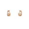 Orecchini a cerchio piccoli Tiffany & Co Atlas in oro rosa - 00pp thumbnail