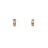 Tiffany & Co Atlas small hoop earrings in pink gold - 360 thumbnail