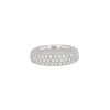 Bague bandeau Pomellato  en or blanc et diamants - 00pp thumbnail