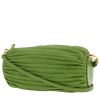 Bolso bandolera Loewe  Bracelet Pouch en cuero verde - 00pp thumbnail