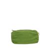 Bolso bandolera Loewe  Bracelet Pouch en cuero verde - 360 thumbnail