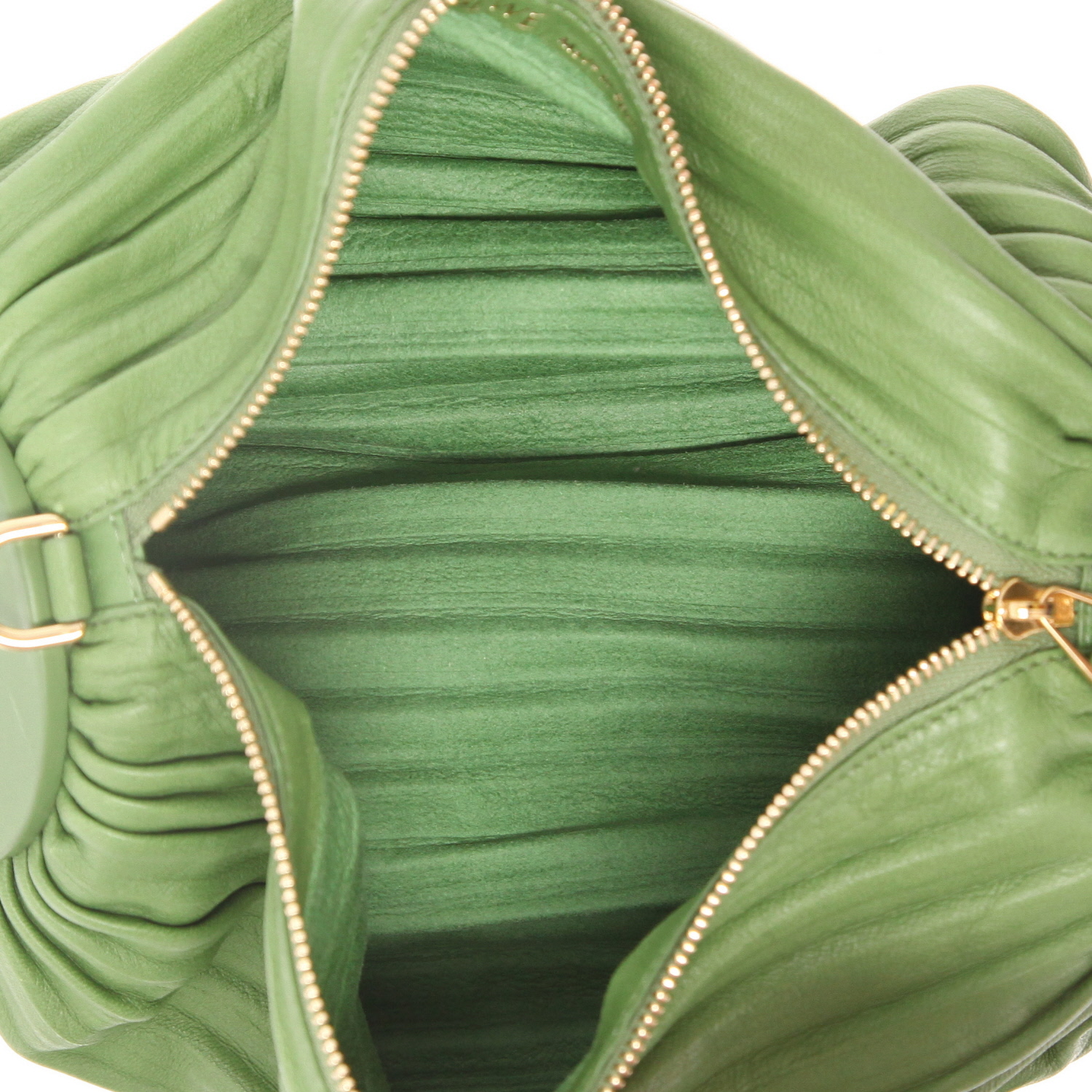 Sac bandoulière Loewe  Bracelet Pouch en cuir vert - Detail D3