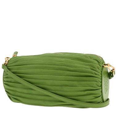 Borsa a tracolla Loewe  Bracelet Pouch in pelle verde