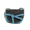 Bolso bandolera Loewe  Gate en cuero bicolor azul - 360 thumbnail