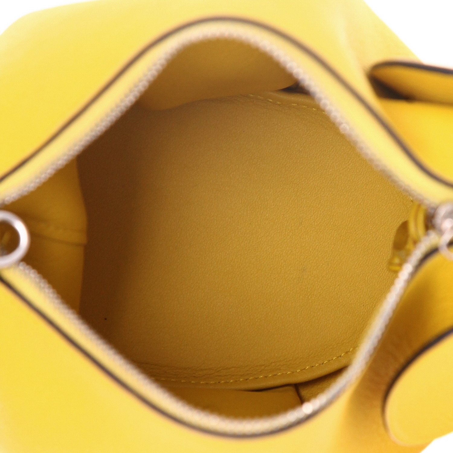 Sac bandoulière Loewe  Elephant Pocket en cuir jaune - Detail D3