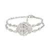 Chanel Sous le Signe du Lion bracelet in white gold and diamonds - 00pp thumbnail