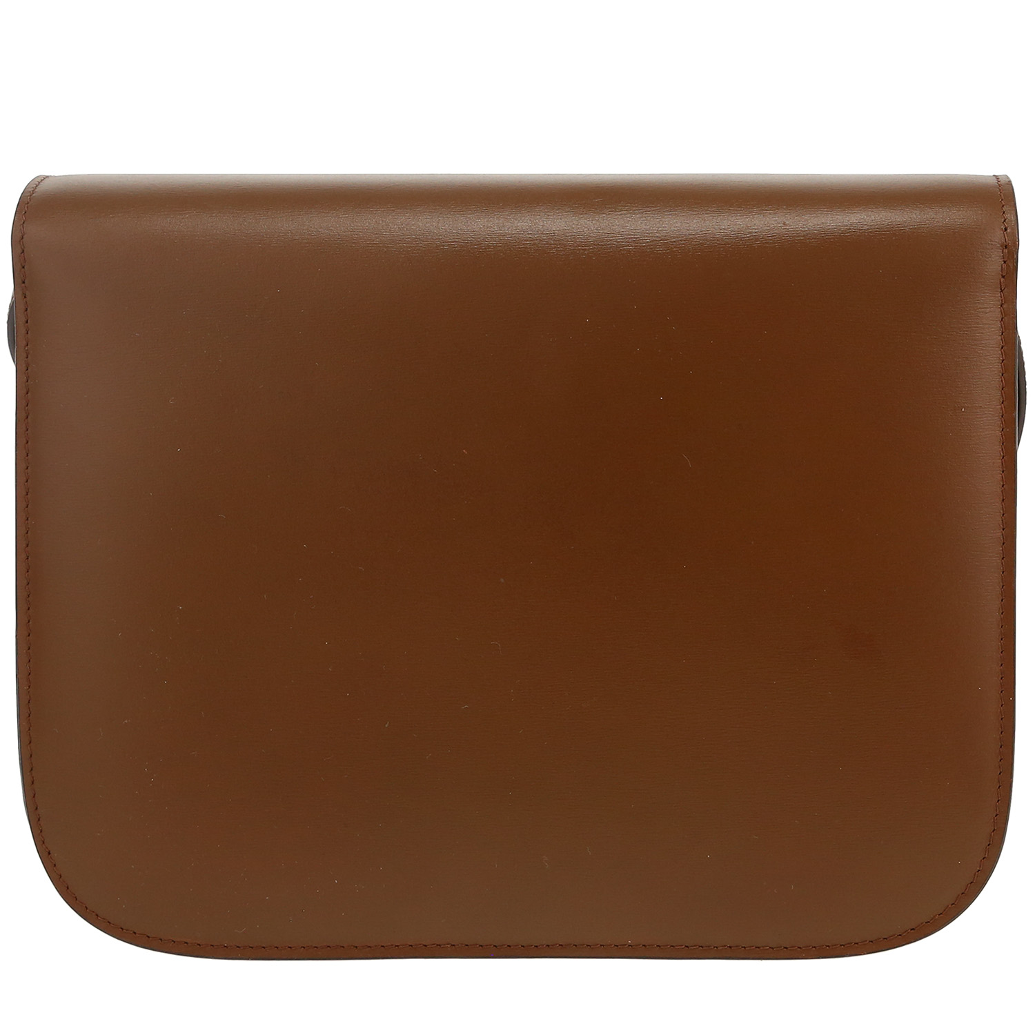 Bolso bandolera Celine Classic Box en cuero marrón - Detail D4