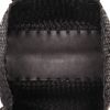 Bottega Veneta  Cabat small model  shopping bag  in black braided leather - Detail D3 thumbnail