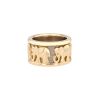 Bague bandeau Cartier  en or jaune et or blanc - 00pp thumbnail