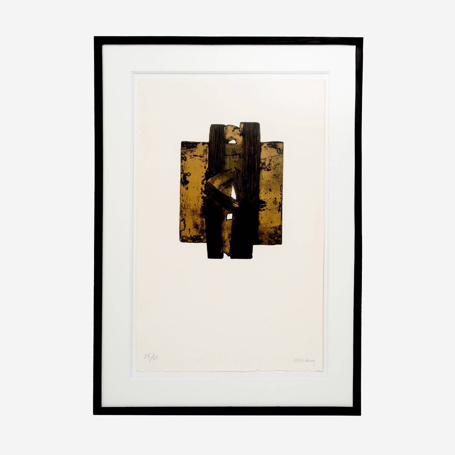 Pierre Soulages (1919-2022), Eau-forte XXVIII - 1974