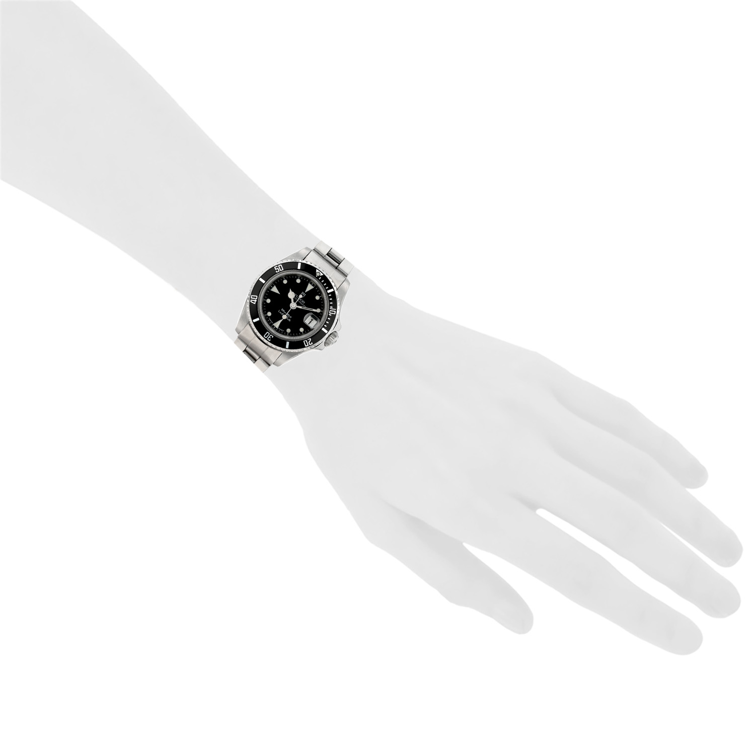 Montre Tudor Submariner en acier Vers 1990 - Detail D1