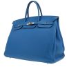 Bolso de mano Hermès  Birkin 40 cm en cuero togo azul Mykonos - 00pp thumbnail