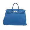 Bolso de mano Hermès  Birkin 40 cm en cuero togo azul Mykonos - 360 thumbnail